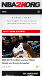 Mobile Screenshot of nba2k.org